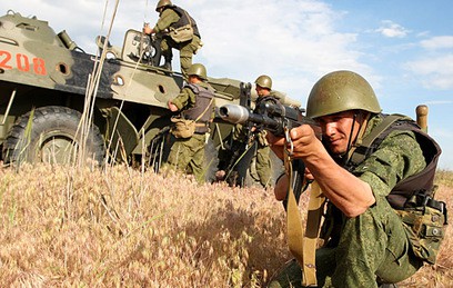 На Каспийской флотилии проведена проверка боеготовности морской пехоты