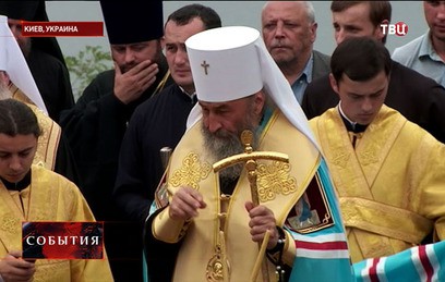 В Киеве проходит молебен в честь дня Крещения Руси и чествования памяти князя Владимира