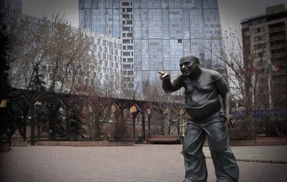 В Москве похитили памятник актеру Евгению Леонову
