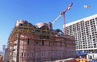 В Москве облицовывают стены храма в честь преподобного Сергия Радонежского