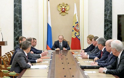 Путин обсудил с Совбезом свое послание, ситуацию в Сирии и Крыму