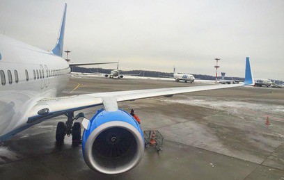 У A320 в "Шереметьево" перед взлетом началась утечка топлива