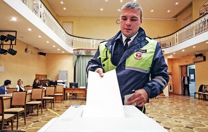 Жириновский проголосовал в Москве