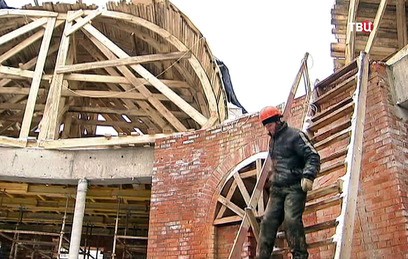 На юге Москвы возводится церковь Живоначальной Троицы