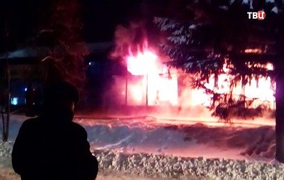 При пожаре в Татарстане погибли животные передвижного зоопарка