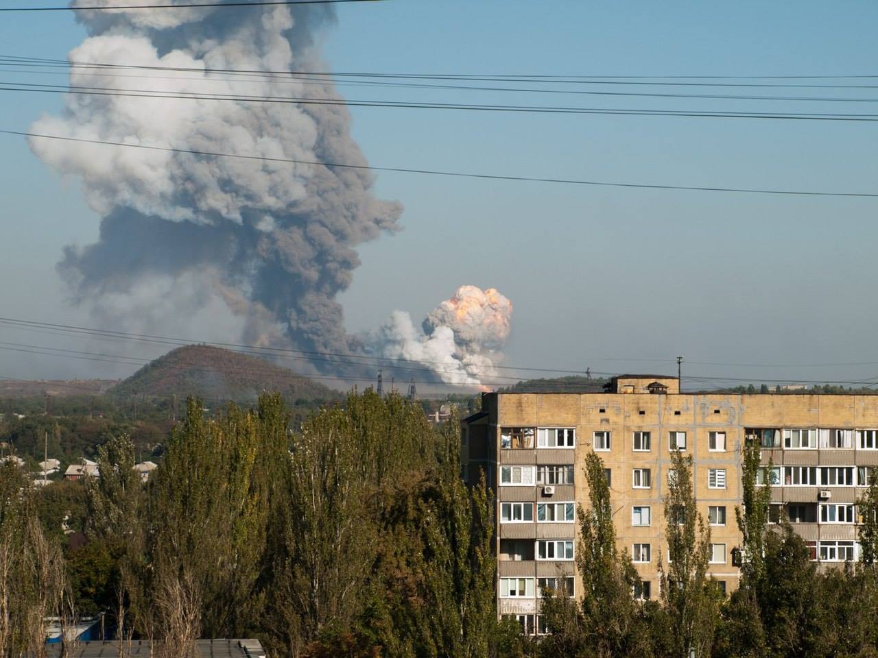 Взрывы в Донецке