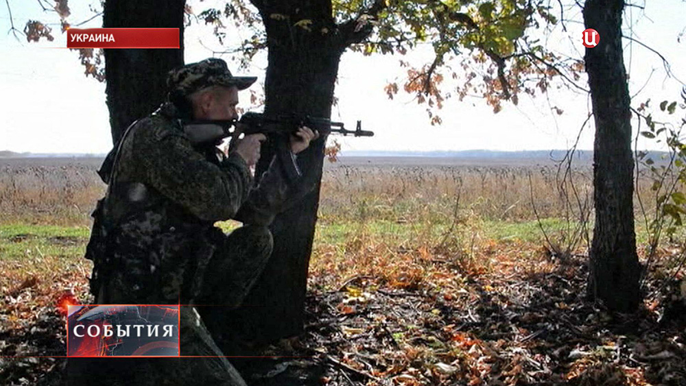 Бойцы народного ополчения Новороссии