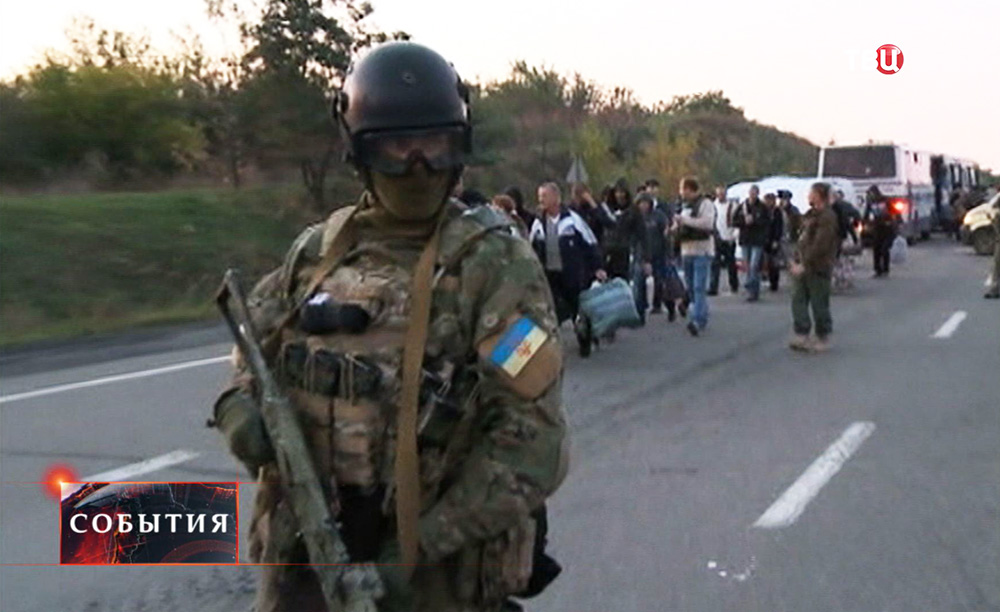 Обмен военнопленными на юго-востоке Украины