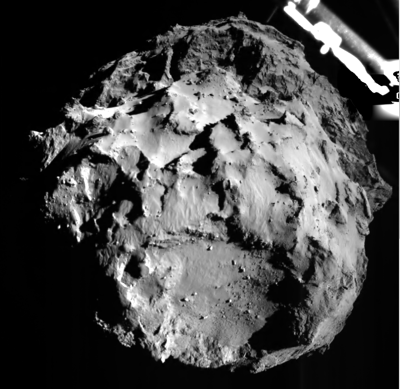 Комета Чурюмова Герасименко с высоты трех километров