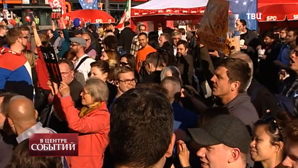 Митинг в Германии
