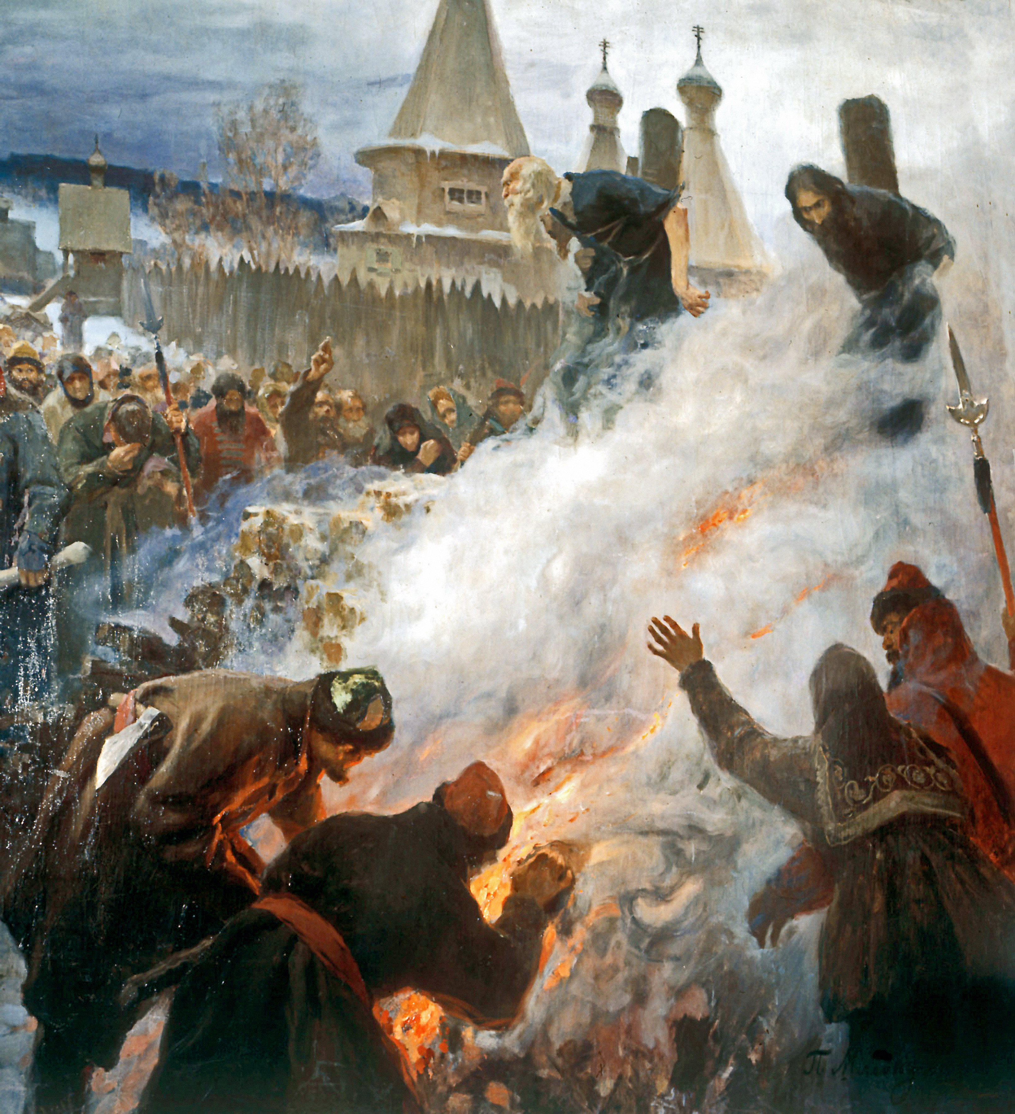 Аввакум пострадал за старообрядчество, был сожжён в Пустозёрске