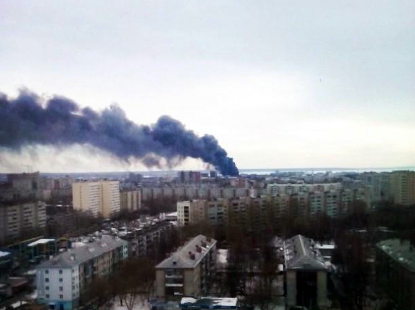 Пожар в ТЦ "Адмирал" в Казани