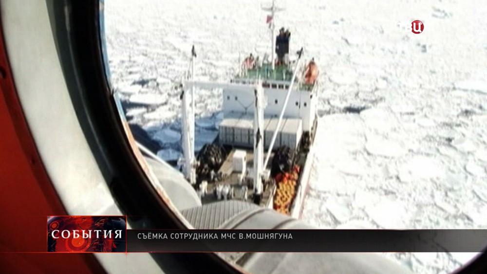 Спасательная операция в Охотском море