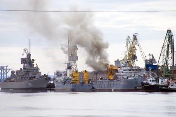 Пожар на подводной лодке "Орёл"