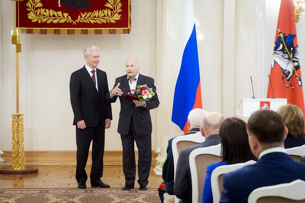 Сергей Собянин и Владимир Зельдин