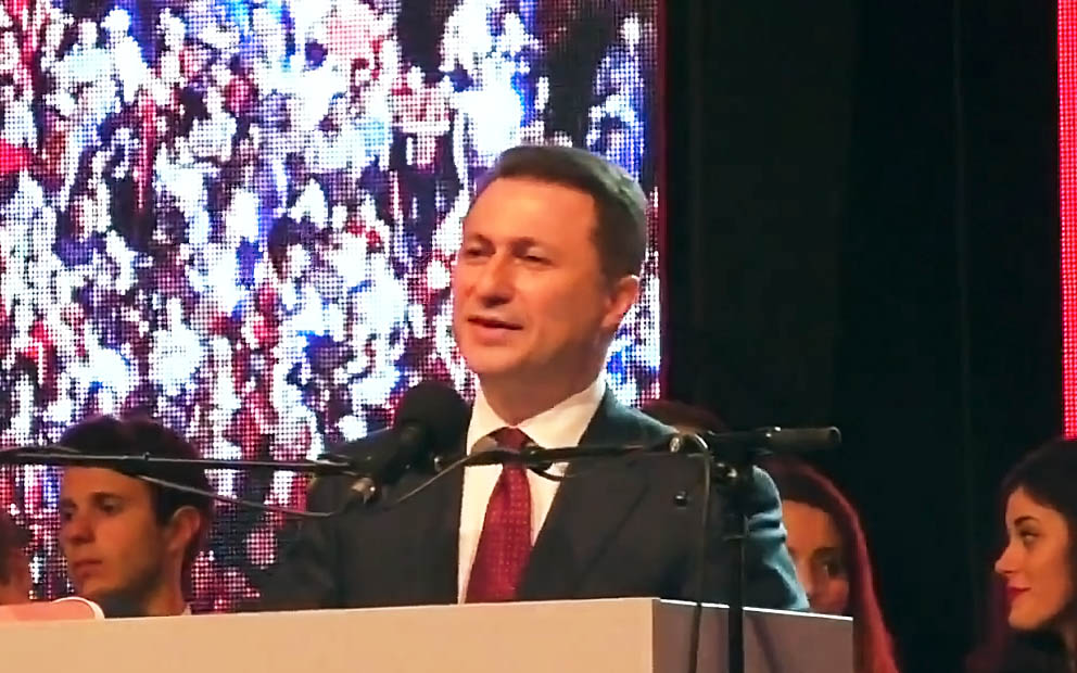 Премьер-министр Македонии Никола Груевский Премьер-министр Македонии Никола Груевский