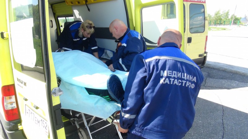 Врачи и пострадавший в Нижегородской области Врачи и пострадавший в Нижегородской области