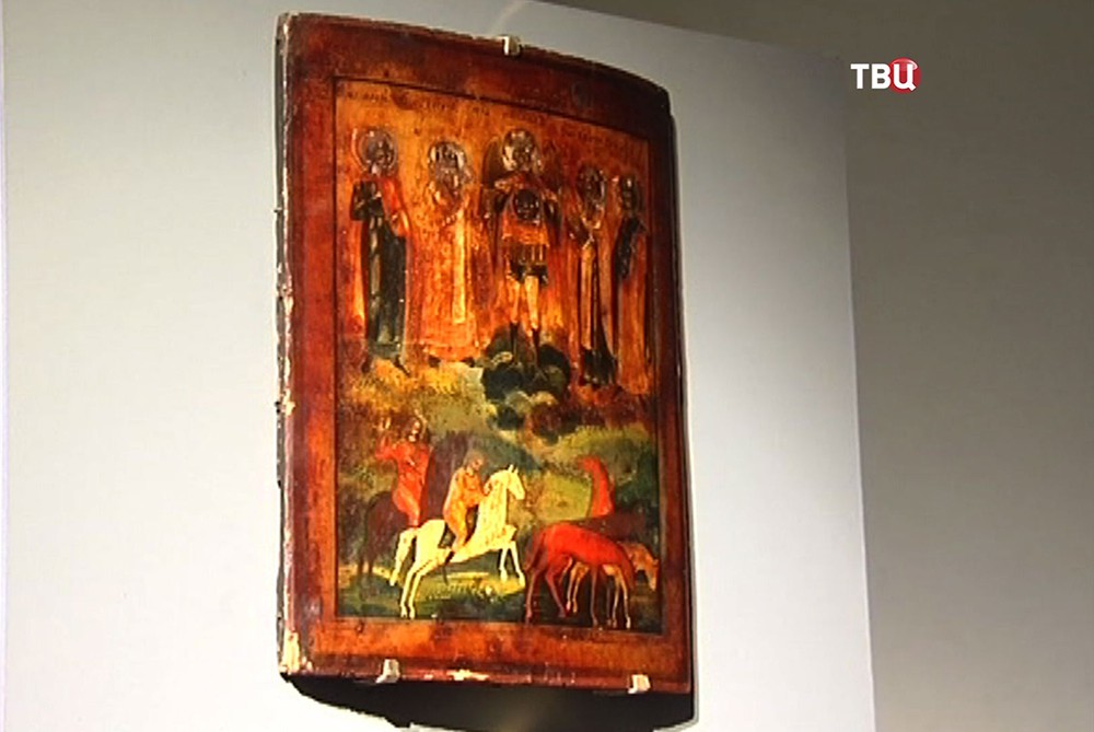 Экспонаты выставки в Доме Высоцкого на Таганке