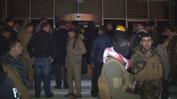 Пожар в отеле в иракском Курдистане