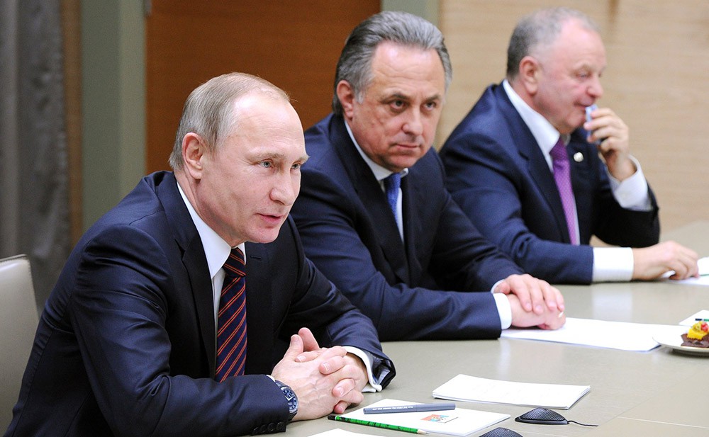Владимир Путин и Виталий Мутко