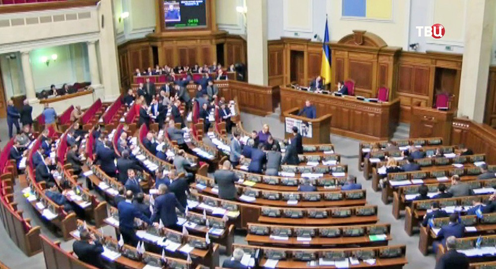 Заседание Верховной Рады Украины