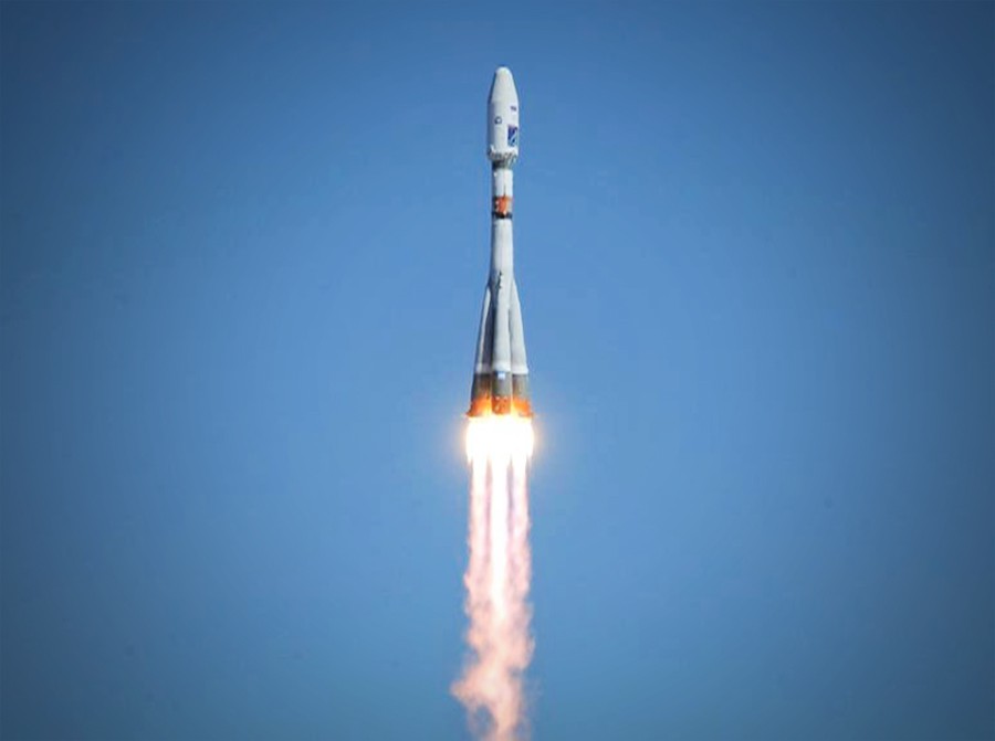 Запуск ракеты-носителя "Союз" с космодрома "Восточный"