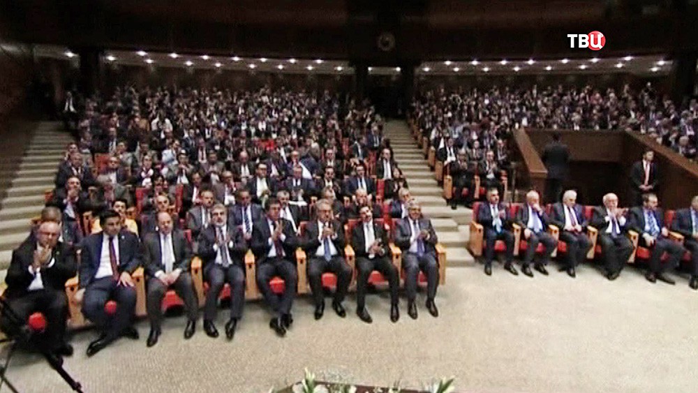 Заседание парламента Турции
