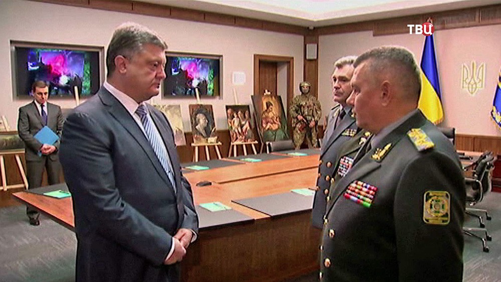 Петр Порошенко поздравляет силовиков за находку похищенных картин из музея в Вероне