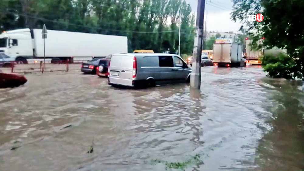 Последствия сильного ливня