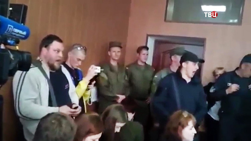 Украинские радикалы в суде Одессы
