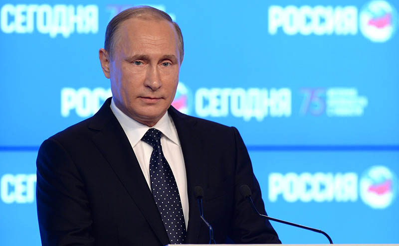 Владимир Путин посетил штаб-квартиру международного информационного агентства «Россия сегодня»