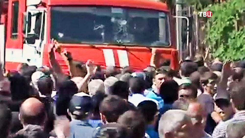 Акция протеста в Абхазии