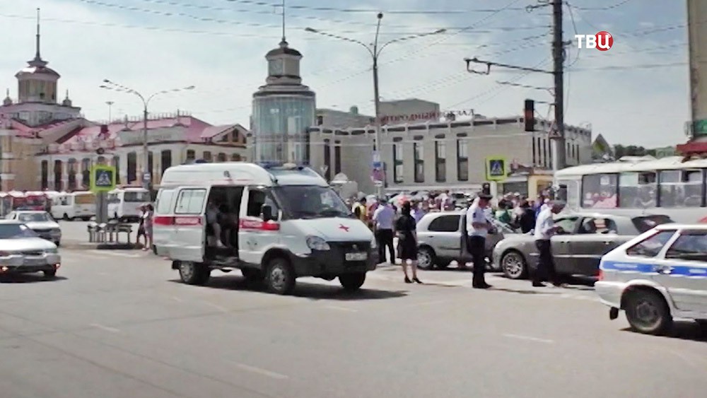Экстренные службы Новокузнецка на месте ДТП