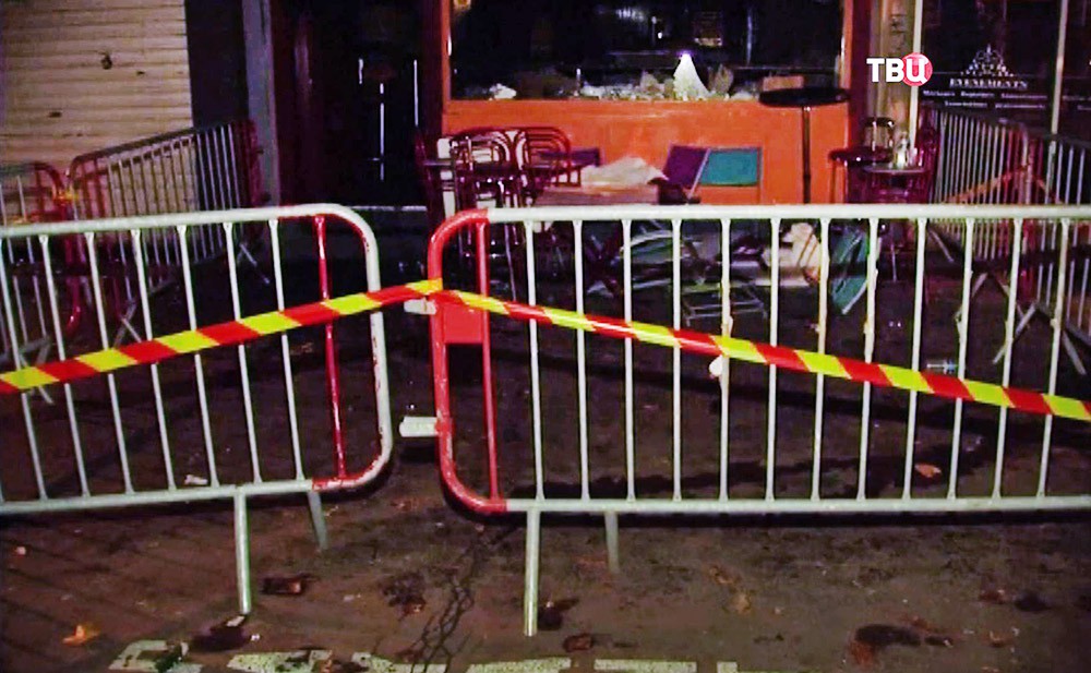 Последствия пожара в баре во Франции