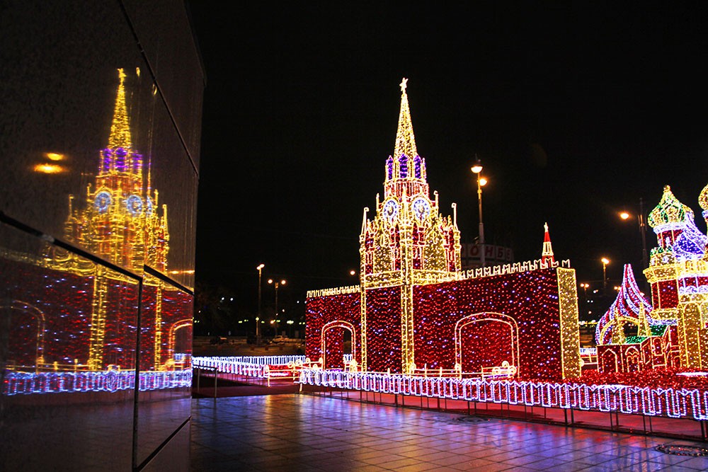 Новогоднее украшение Москвы