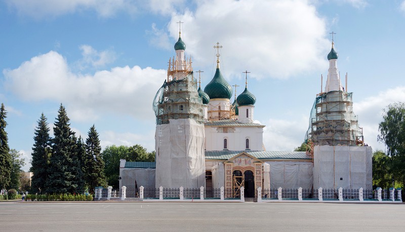Реставрация храма в Ярославле