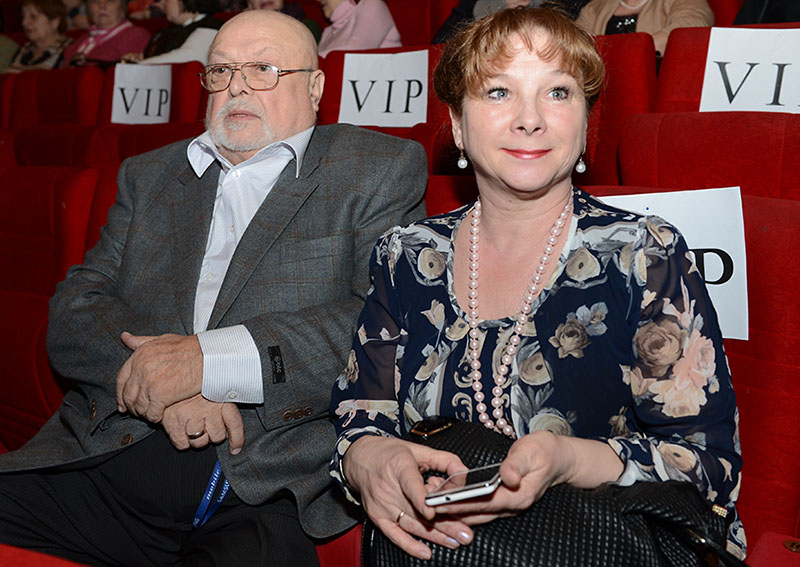 Борис Быстров с женой