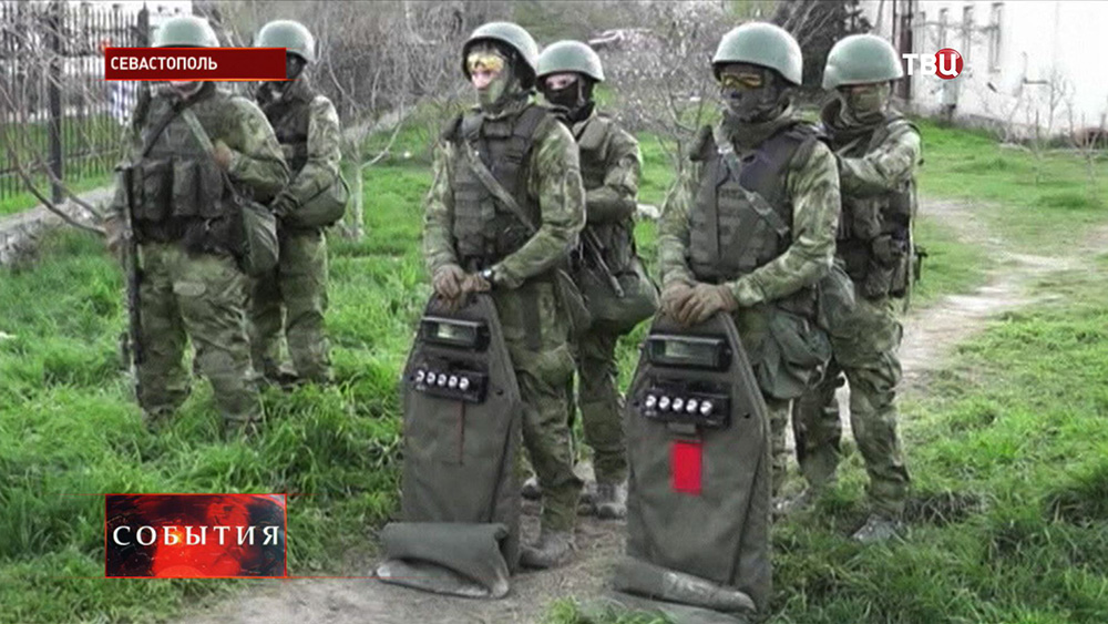 Военнослужащие в Севастополе