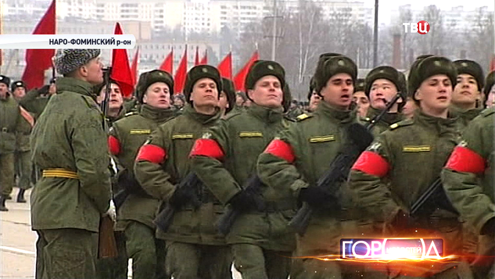Репетиция парада Победы на полигоне в Алабине Репетиция парада Победы на полигоне в Алабине