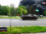 Военная техника украинской армии на улицах Мариуполя Военная техника украинской армии на улицах Мариуполя