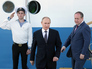 Президент России Владимир Путин и глава "Совкомфлота" Сергей Франк Президент России Владимир Путин и глава "Совкомфлота" Сергей Франк