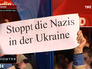 Плакат, призывающий остановить нацизм на Украине Плакат, призывающий остановить нацизм на Украине