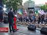 Кандидат в президенты Украины Петр Порошенко выступает перед перед избирателями Кандидат в президенты Украины Петр Порошенко выступает перед перед избирателями