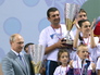 Владимир Путин на спортивном фестивале с участием многодетных семей Владимир Путин на спортивном фестивале с участием многодетных семей
