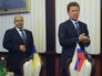 Министр энергетики и угольной промышленности Украины Юрий Продан и председатель правления ОАО "Газпром" Алексей Миллер Министр энергетики и угольной промышленности Украины Юрий Продан и председатель правления ОАО "Газпром" Алексей Миллер