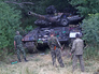 Танк Т-64, захваченный ополченцами Танк Т-64, захваченный ополченцами