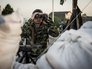 Народный ополченец на блокпосту Народный ополченец на блокпосту