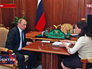 Владимир Путин и председатель Центрального банка Эльвира Набиуллина во время встречи Владимир Путин и председатель Центрального банка Эльвира Набиуллина во время встречи