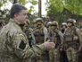 Рабочая поездка президента Украины Петра Порошенко в Славянске Рабочая поездка президента Украины Петра Порошенко в Славянске