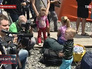 Иностранные журналисты в лагере беженцев с Украины в Ростовской области Иностранные журналисты в лагере беженцев с Украины в Ростовской области